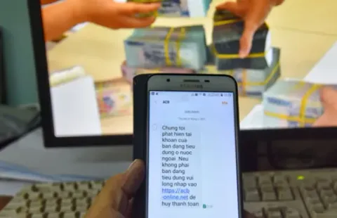 Kích vào đường link lạ, người phụ nữ bị “bay” gần 100 triệu đồng trong tài khoản
