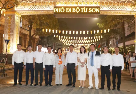 Phố đi bộ Từ Sơn - Điểm hẹn văn hóa, du lịch mới của Bắc Ninh