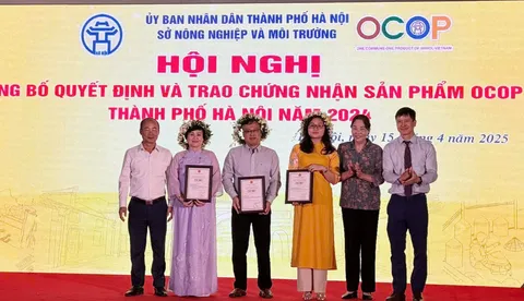 108 sản phẩm của Hà Nội mới được chứng nhận đạt OCOP 4 sao, tiềm năng 5 sao năm 2024