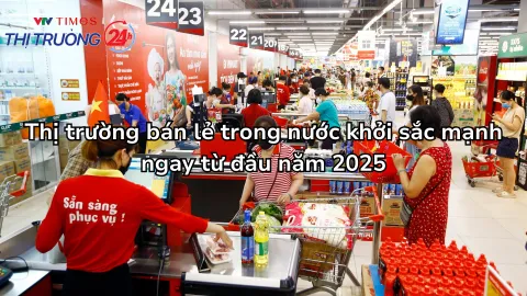 Thị trường bán lẻ trong nước khởi sắc mạnh ngay từ đầu năm 2025