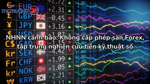 NHNN cảnh báo: Không cấp phép sàn Forex, tập trung nghiên cứu tiền kỹ thuật số