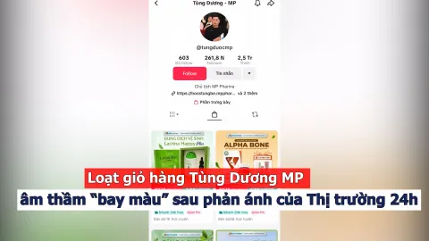 Loạt giỏ hàng Tùng Dương MP âm thầm “bay màu” sau phản ánh của Thị trường 24h