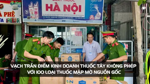 Vạch trần điểm kinh doanh thuốc tây không phép với 100 loại thuốc mập mờ nguồn gốc