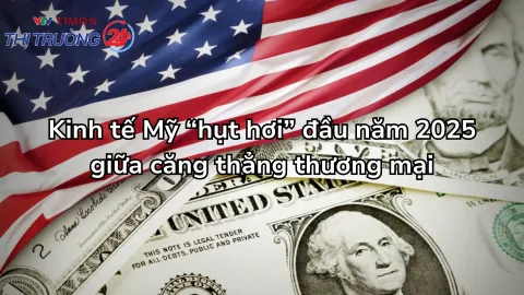 Kinh tế Mỹ “hụt hơi” đầu năm 2025 giữa căng thẳng thương mại