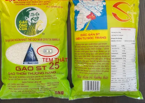 Gạo rẻ khoác áo ST25 ông Cua: Lật tẩy mánh làm giả tinh vi