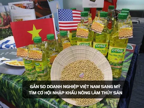 Gần 50 doanh nghiệp Việt Nam sang Mỹ tìm cơ hội nhập khẩu nông lâm thủy sản
