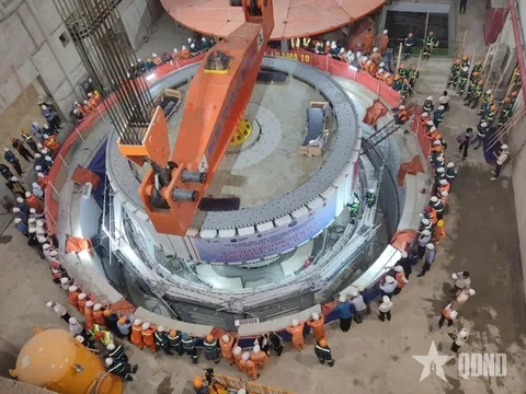 Tổ máy 1 dự án Thủy điện Hòa Bình mở rộng có thể hòa lưới trong tháng 8
