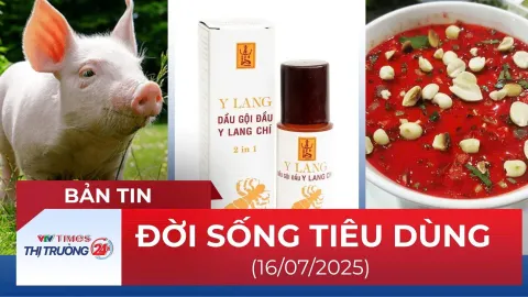 Bản tin Đời sống tiêu dùng ngày 16/7