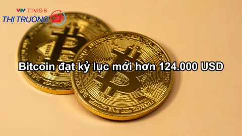 Bitcoin đạt kỷ lục mới hơn 124.000 USD