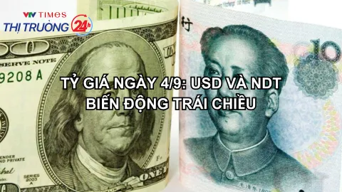 Tỷ giá ngày 4/9: USD và NDT biến động trái chiều