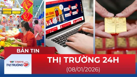 Bản tin Thị trường 24h ngày 08/01/2026