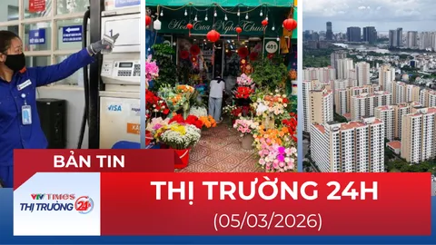 Bản tin Thị trường 24h ngày 05/03/2026