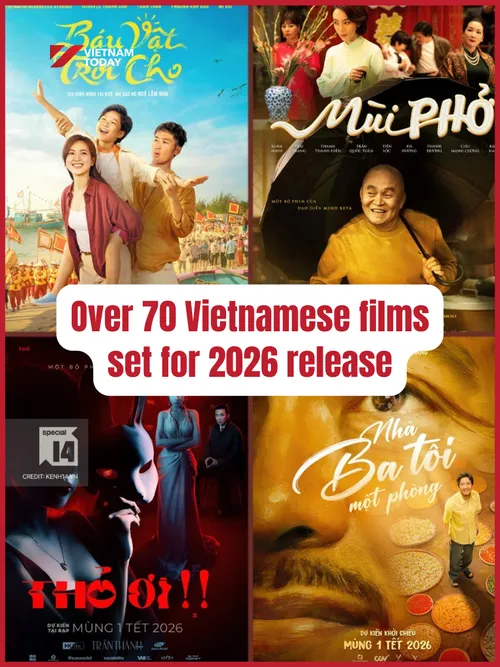 Over 70 Vietnamese films set for 2026 release