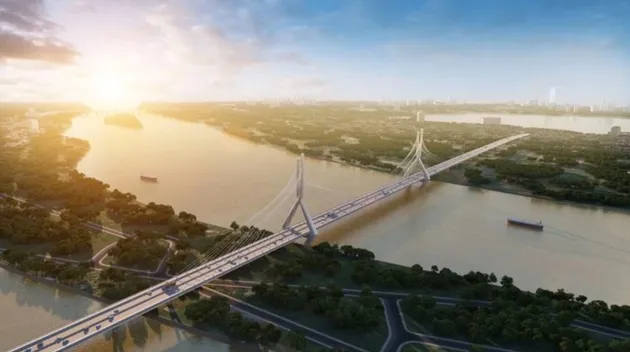 Hà Nội chính thức phê duyệt phương án tuyến, vị trí cầu Tứ Liên và đường hai đầu cầu