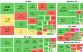 Thị trường cổ phiếu ngày 17/06: Sắc xanh áp đảo, VN-Index lập kỉ lục.
