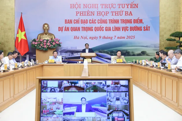 Thủ tướng chủ trì hội nghị về các dự án đường sắt trọng điểm