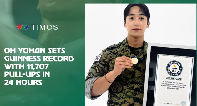 Oh Yohan: Cựu đặc nhiệm "Hổ trắng" lập kỷ lục Guinness gây sốc với 11.707 lần hít xà trong 24 giờ