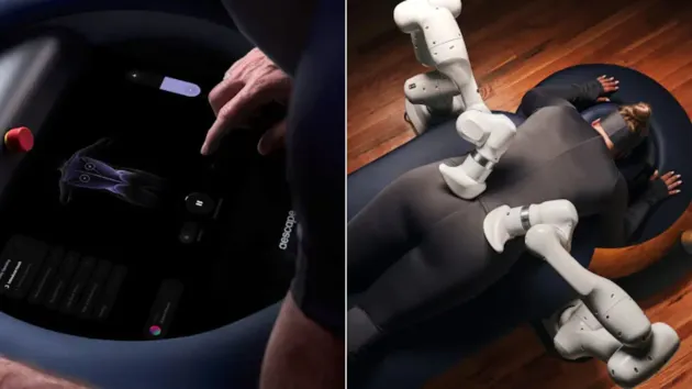 Robot massage  AI: Trải nghiệm thư giãn "xịn sò" giá bình dân tại New York