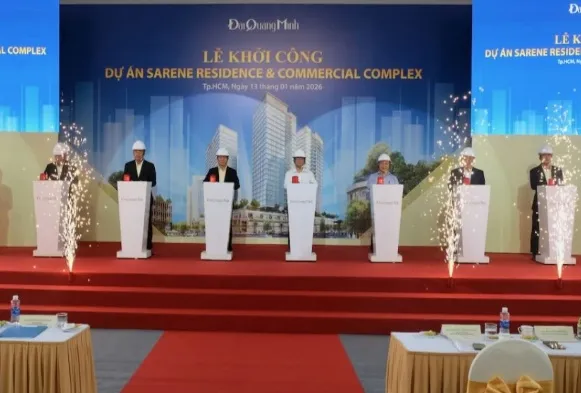 Khởi công chung cư trong khu vực 4 tuyến đường chính tại Thủ Thiêm, TP Hồ Chí Minh