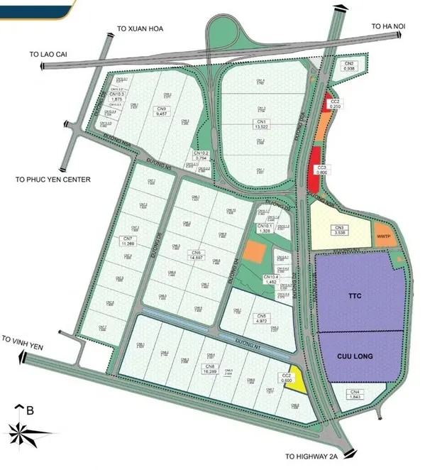 Phú Thọ xây dựng Khu công nghiệp Phúc Yên gần 2.000 tỷ đồng