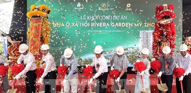 Khởi công dự án nhà ở xã hội hơn 238 tỷ đồng tại Mỹ Tho