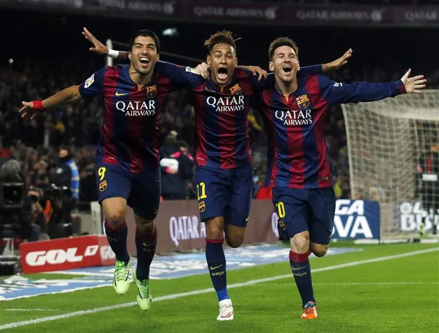 Bộ đinh ba Neymar-Messi- Suarez Bộ đinh ba Neymar-Messi- Suarez