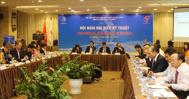 Hội nghị kỹ thuật ABG5 - 2016: Bốc thăm 5 môn thể thao đồng đội - Ảnh 1.