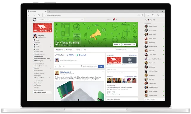 Facebook ra mắt Workplace - mạng xã hội dành cho công sở - Ảnh 4.