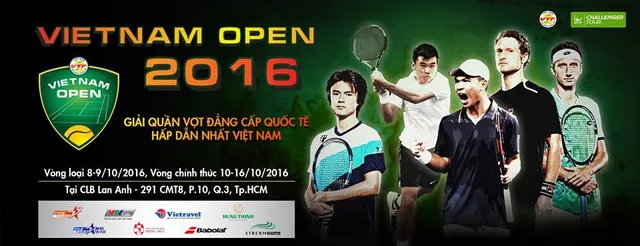 Việt Nam Open 2016 - Giải quần vợt đẳng cấp quốc tế hấp dẫn nhất Việt Nam - Ảnh 1.