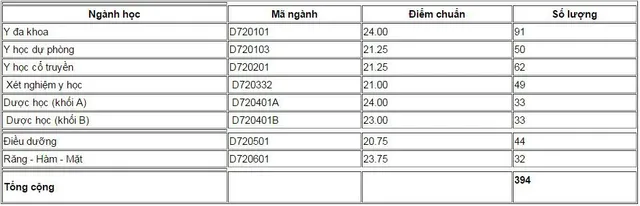 Nhiều trường khối Y dược công bố điểm chuẩn nguyện vọng bổ sung đợt 1 - Ảnh 3.