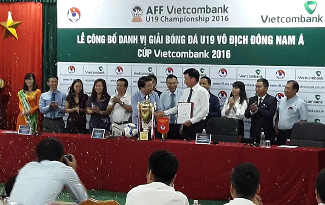 Vietcombank trở thành nhà tài trợ chính giải vô địch U19 Đông Nam Á 2016 - Ảnh 2.