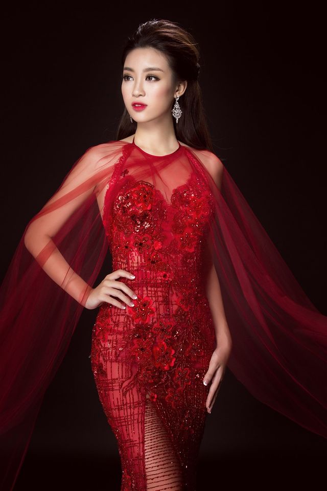 Diện trang phục dạ hội, Hoa hậu Mỹ Linh tỏa sáng bên hai Á hậu - Ảnh 10.