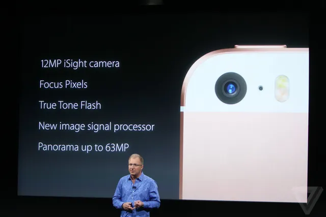 Thông số camera sau của iPhone SE