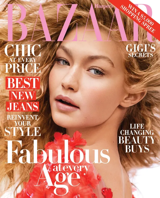 Gigi Hadid khoe vẻ trẻ trung trên Harpers Bazaar - Ảnh 5.