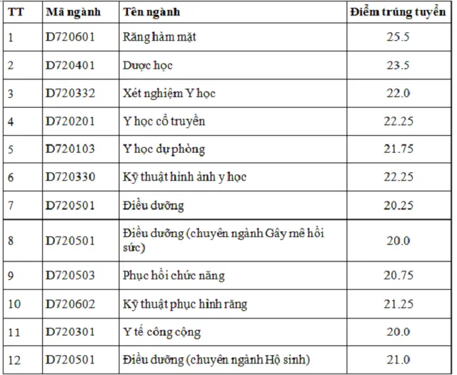 Điểm trúng tuyển nguyện vọng bổ sung vào trường ĐH Y Dược, ĐH Công nghiệp TP.HCM - Ảnh 1.