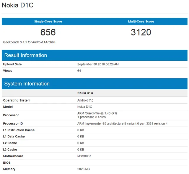 Nokia D1C rò rỉ thiết kế và cấu hình tầm trung - Ảnh 2.