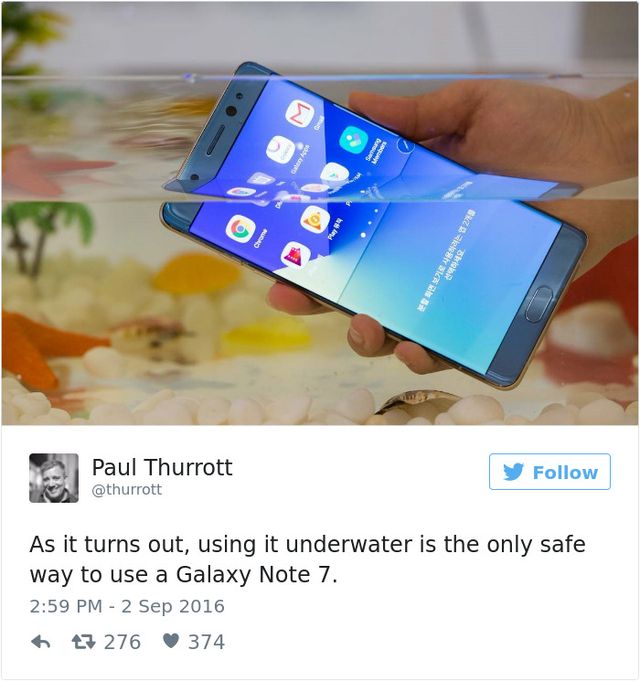 Không thể nhịn cười với loạt ảnh chế về Samsung Galaxy Note7 - Ảnh 4.