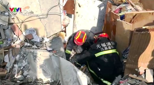 Nổ gas tại khu chung cư ở Trung Quốc, ít nhất 10 người thương vong - Ảnh 2.