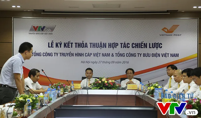 VTVcab - VNPost ký kết thỏa thuận hợp tác chiến lược - Ảnh 1.