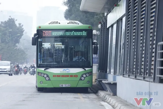 Hà Nội sắp có thêm một tuyến xe bus nhanh BRT - Ảnh 1.