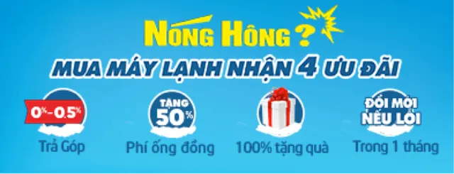 “Mạnh tay” sắm máy lạnh, nhận ưu đãi  “khủng” từ Điện máy Xanh - Ảnh 1.