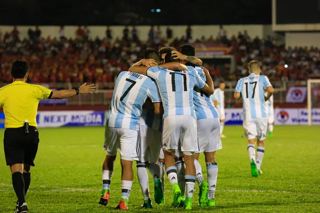 Chùm ảnh: Những khoảnh khắc ấn tượng trận giao hữu U20 Việt Nam 1-4 U20 Argentina - Ảnh 8.