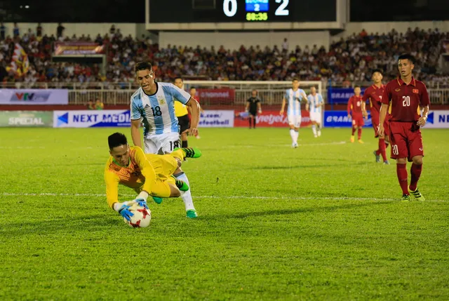 Chùm ảnh: Những khoảnh khắc ấn tượng trận giao hữu U20 Việt Nam 1-4 U20 Argentina - Ảnh 14.