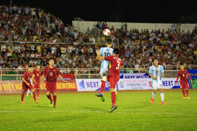 Chùm ảnh: Những khoảnh khắc ấn tượng trận giao hữu U20 Việt Nam 1-4 U20 Argentina - Ảnh 13.