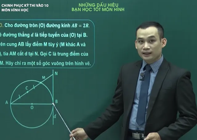 Thầy giáo Chinh phục kỳ thi vào lớp 10 bật mí phương pháp ôn luyện Hình học hiệu quả - Ảnh 1.