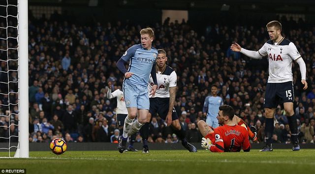 Man City 2-2 Tottenham: Ngược dòng ngoạn mục tại Etihad - Ảnh 2.