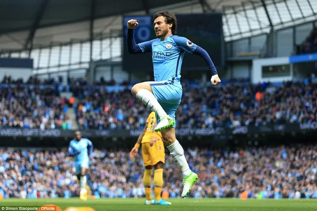 Manchester City 5-0 Crystal Palace: David Silva đạt cột mốc 50 bàn thắng - Ảnh 1.