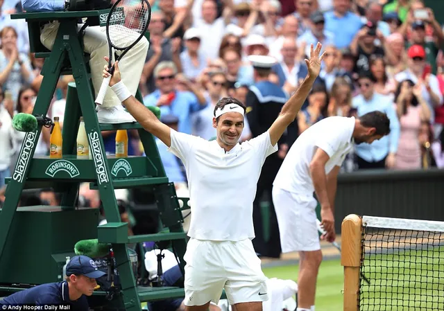 Ảnh: Những khoảnh khắc ấn tượng trong trận chung kết Wimbledon của Roger Federer - Ảnh 14.