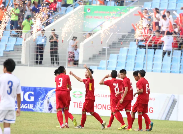 Ảnh: Những khoảnh khắc trận U15 Việt Nam thắng 5-2 U15 Đài Bắc Trung Hoa - Ảnh 11.