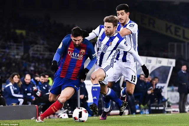 Tứ kết lượt đi Cúp nhà Vua TBN: Sociedad 0-1 Barcelona - Ảnh 2.